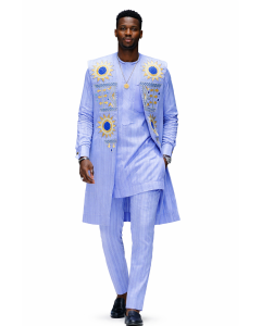 Costume africain pour homme excellence malienne en getzner