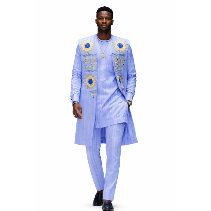 Costume africain pour homme excellence malienne en getzner
