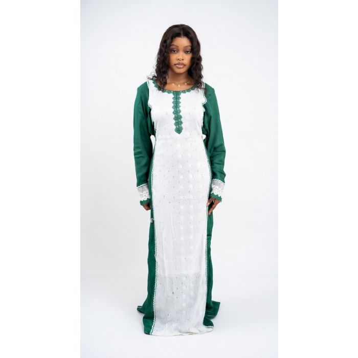 Robe élégante verte