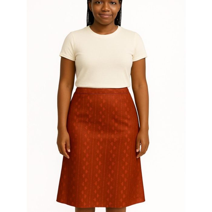 Jupe rouge pour femme style africain