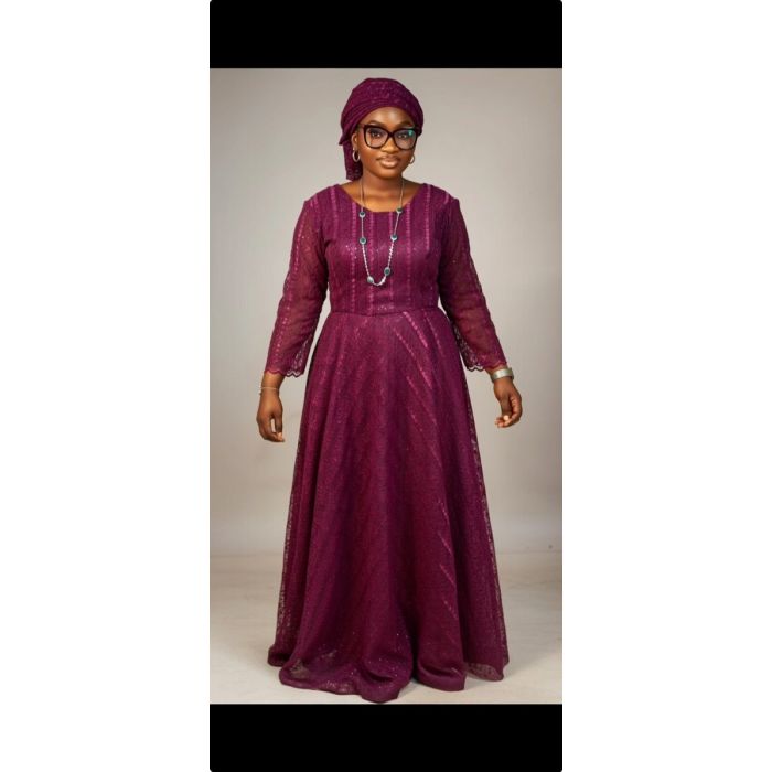 Robe rouge légère style africain