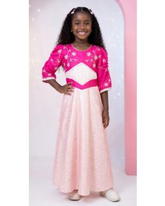 Robe rose pour fille 6-13 ans