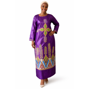 Robe getzner violet style malien