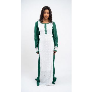 Robe élégante verte