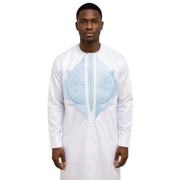 Boubou blanc getzner pour homme